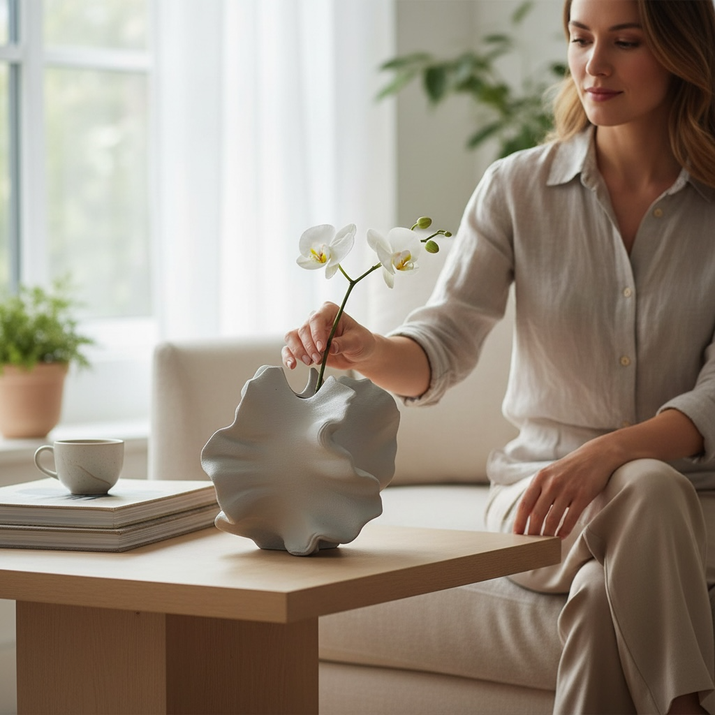 Organik Form Minimalist Dekor Vazo