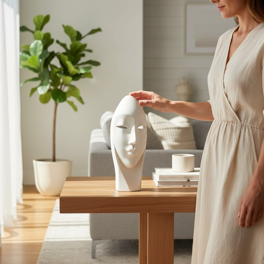 Yüz Figürlü Dekoratif Obje