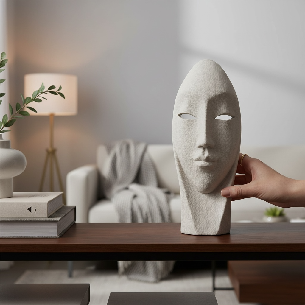 Yüz Figürlü Dekoratif Obje