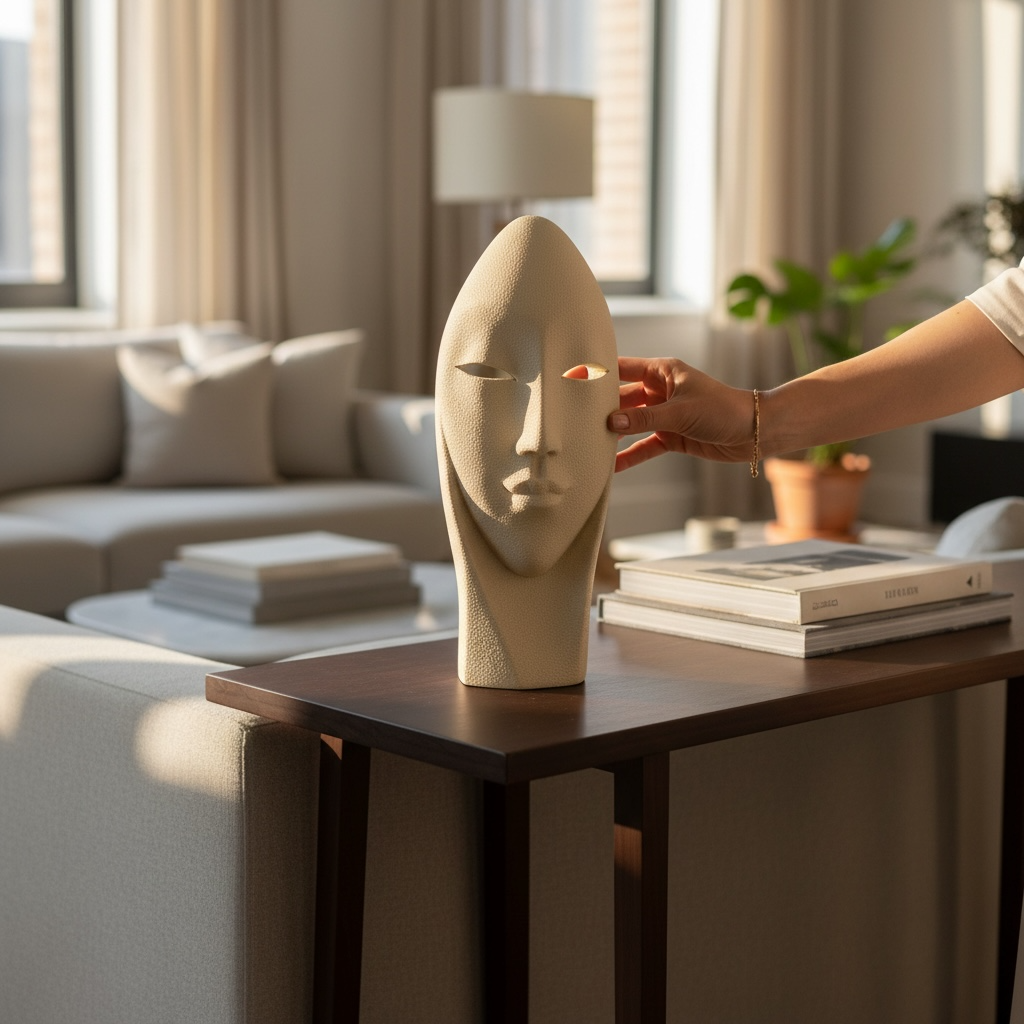 Yüz Figürlü Dekoratif Obje