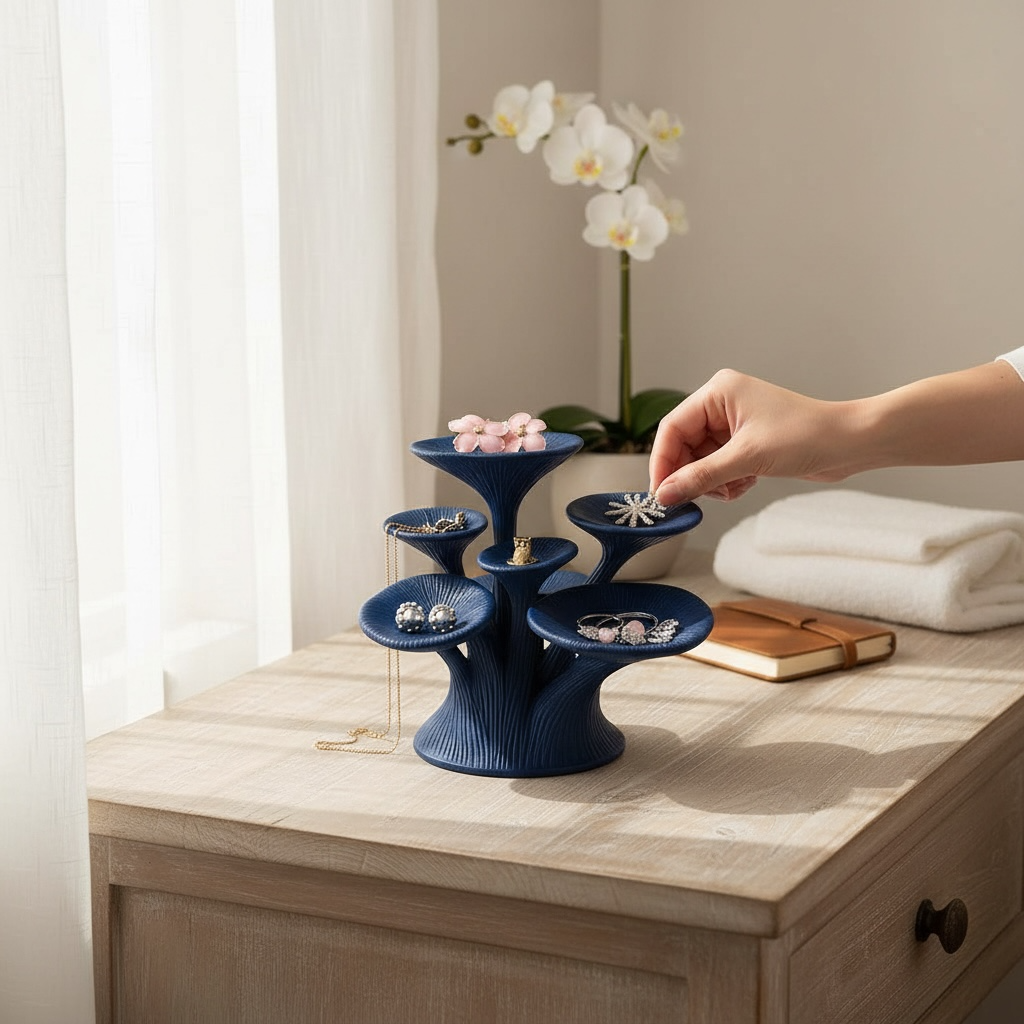 Mantar Formlu Takı Standı