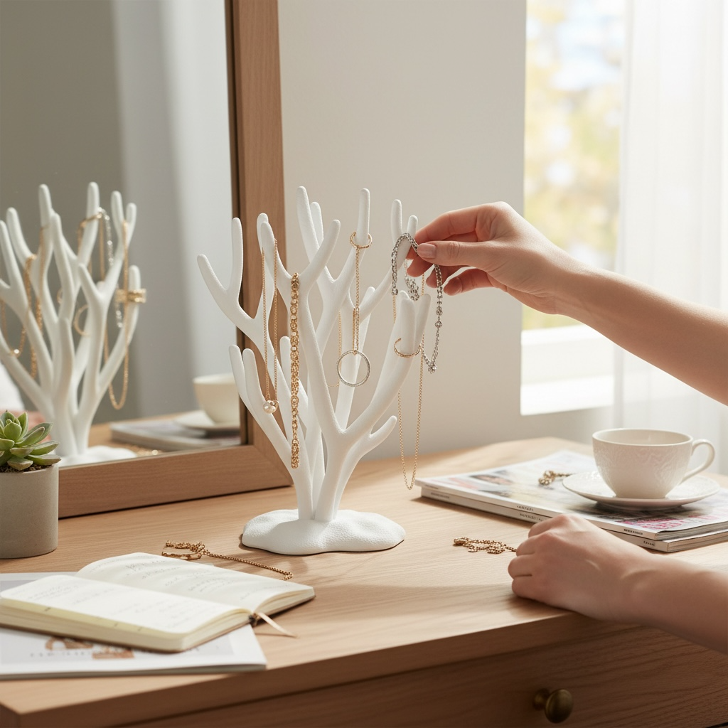 Mercan formlu Takı standı