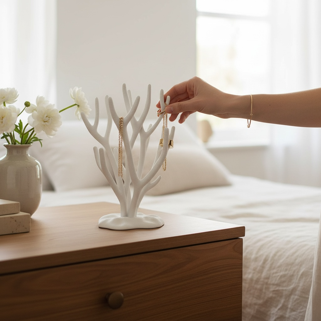 Mercan formlu Takı standı