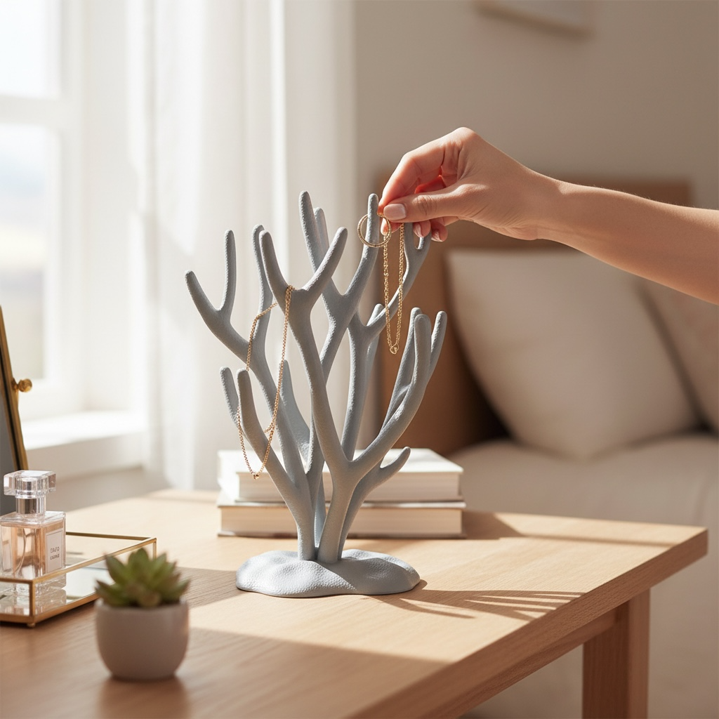 Mercan formlu Takı standı