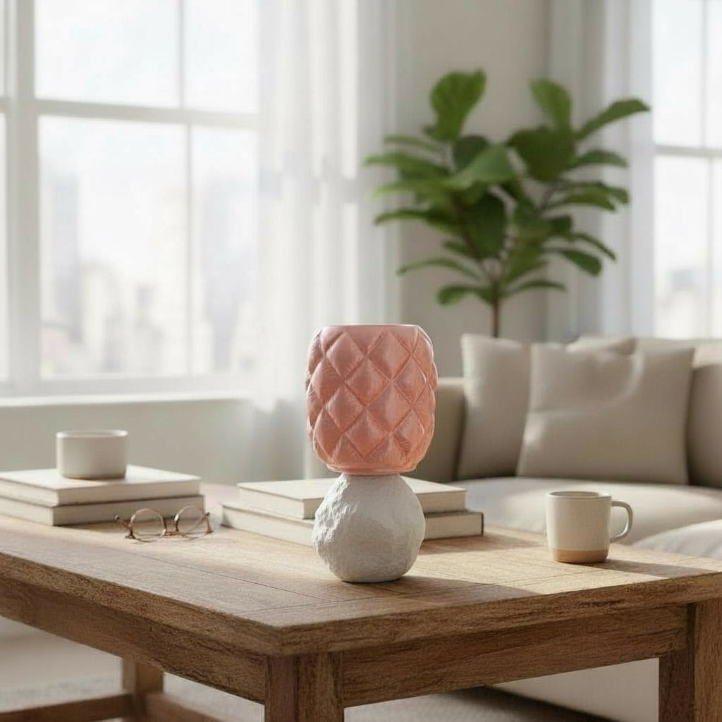 Geometrik ve Kaya Formlu lamba