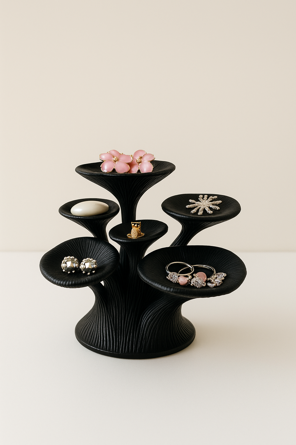 Mantar Formlu Takı Standı