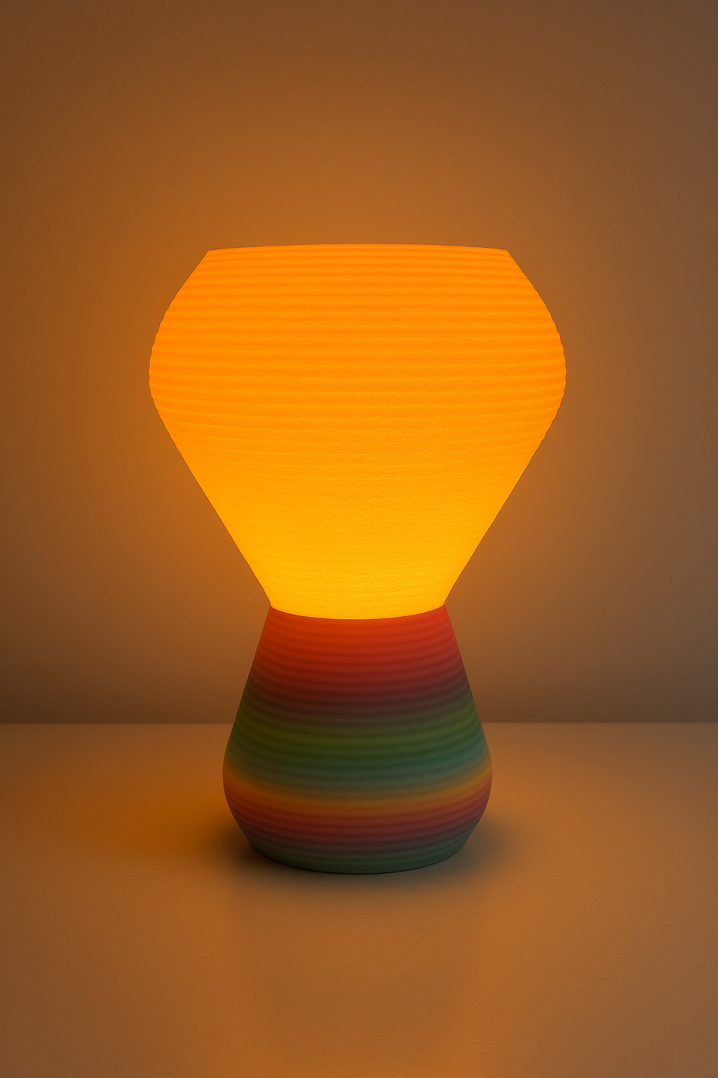 Modern Tasarım Lamba – Gökkuşağı Renk Geçişli