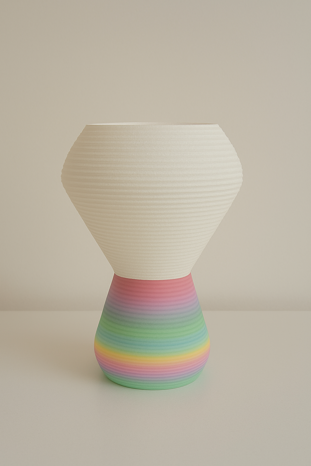 Modern Tasarım Lamba – Gökkuşağı Renk Geçişli