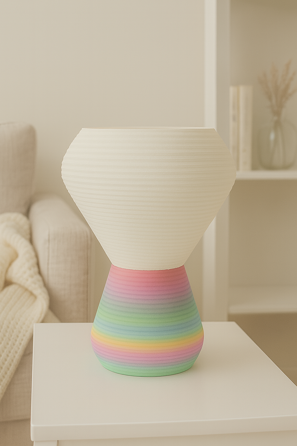 Modern Tasarım Lamba – Gökkuşağı Renk Geçişli