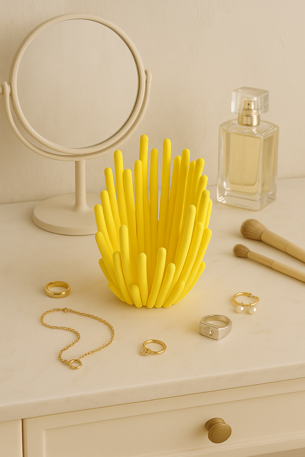 Mercan Formlu Tasarım Takı Standı / Dekoratif Obje