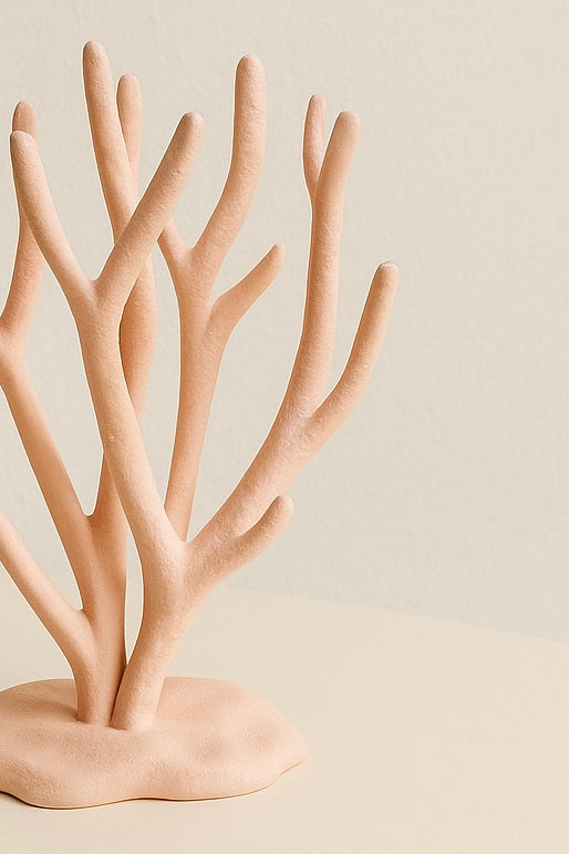 Doğal İlhamlı Dekor & Takı Düzenleyici | Mercan Modeli